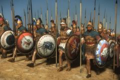 Dorkim Qdosim (Carthaginian Sacred Band) The best and bravest of the Phoenician noble families, these well-equipped citizens guard the lands and ideals of Carthaginian society.