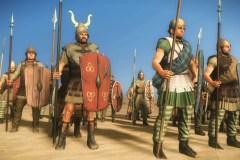 Gaemile Liguriae (Mercenary Ligurian Spearmen) These warriors are recruited from the fierce Ligures tribsemen renowned as effective merceneries across the mediterranean.