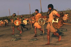 Mashliyim Bahhur Haneet (Mercenary Numidian Javelinmen) These skirmishers are recruited from nomadic tribes who owe their survival only to their skills with thrown weapons. It is better to keep them away from the enemy: their daggers are more effective at skinning game than killing an enemy, and a small shield is their only protection.
