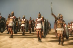 Dorkim Libi-Ponnim Meshurianim (Liby-Phoenician Thureos Infantry) As the population of Carthage continues to integrate Phoenicians and local Libyan peoples, these men have adapted to new ways of warfare.