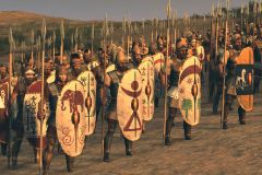 Hanatim Libi-Ponnim Kbedim (Liby-Phoenician Thorax Spears) With the progression of time comes new populations to draw from and new equipment to employ. These Liby-Phoenician men employ the best implements of war.