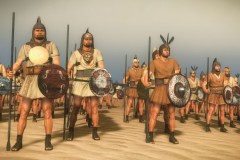 Iberi Caetrati (Mercenary Iberian Swordsmen) Caetrati are a deceptive type of infantry. Able light troops, they can skirmish while softening their enemy before closing in for hand-to-hand combat. Four things contribute to this capability: their agility on the battlefield, their all-metal heavy javelins ("soliferrum"), the traditional Iberian ferocity, and their superb swordsmanship.